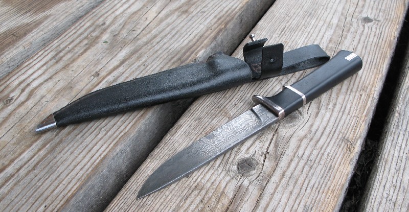 Knife who wanted to be bayonet. Handmade knife. Alatskivi Estonia (Alatskivi Eesti), handmade knives