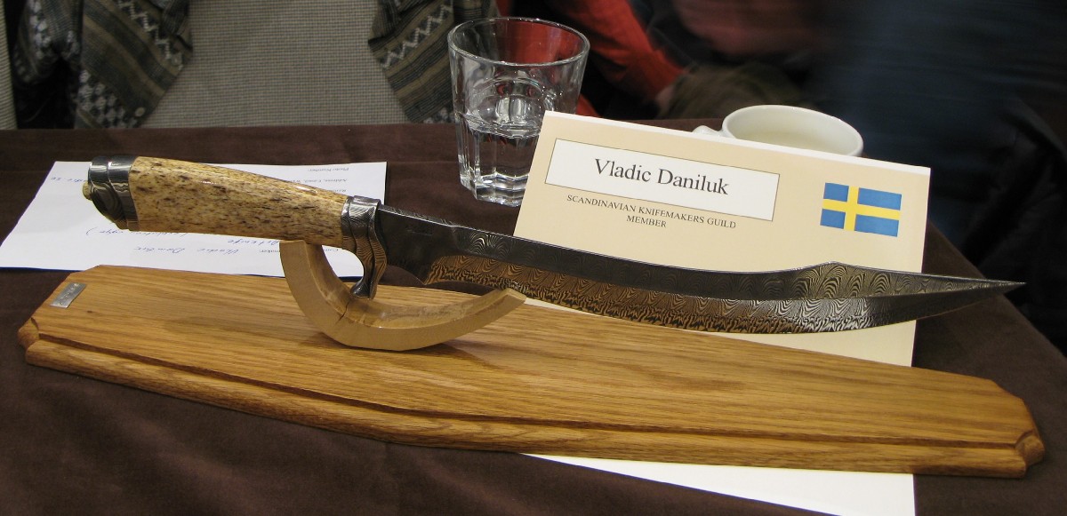 Vladic Daniluk. Helsinki Knife Show 2011.