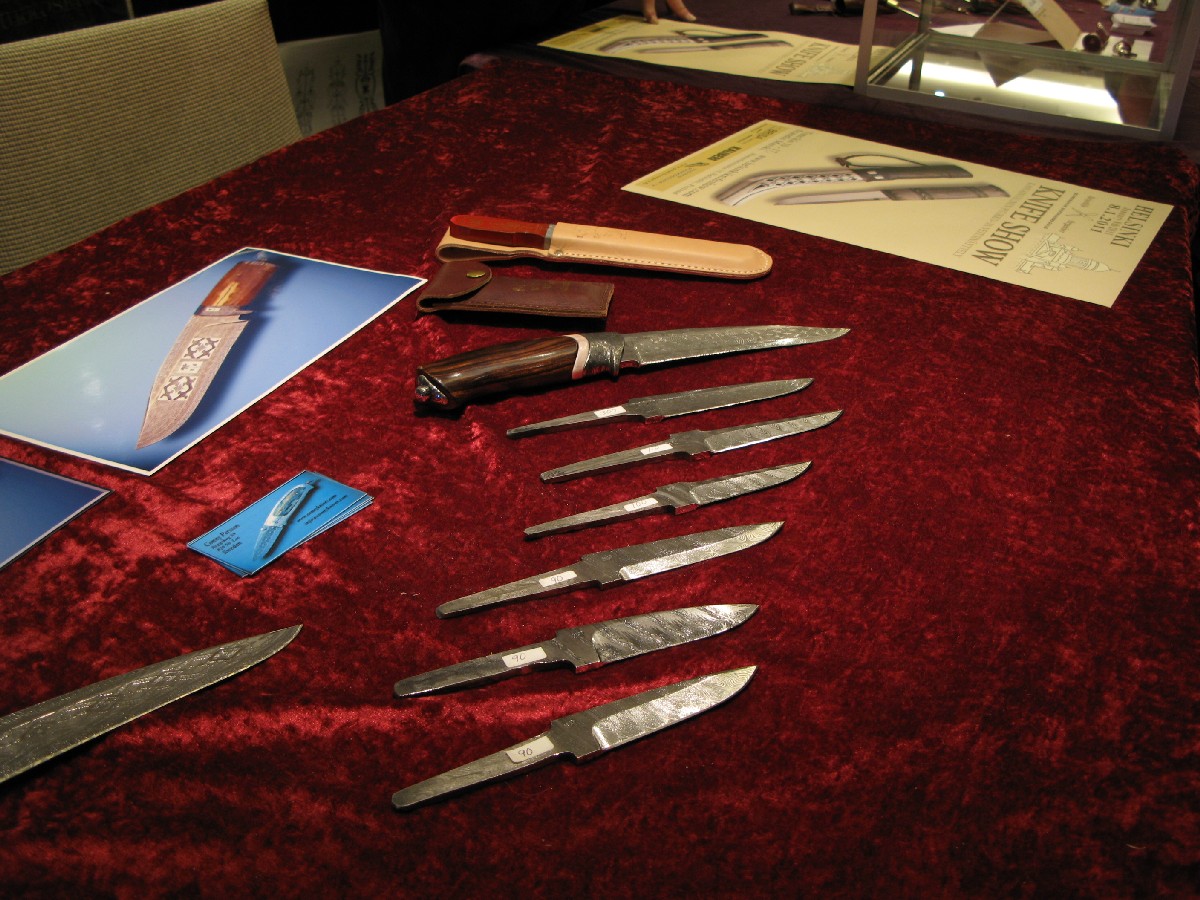 Conny Persson. Helsinki Knife Show 2011.