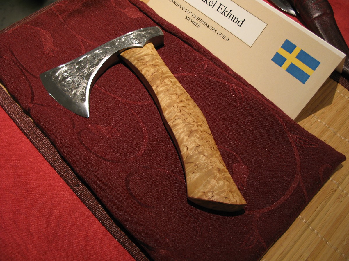 Maihkel Eklund. Helsinki Knife Show 2011.