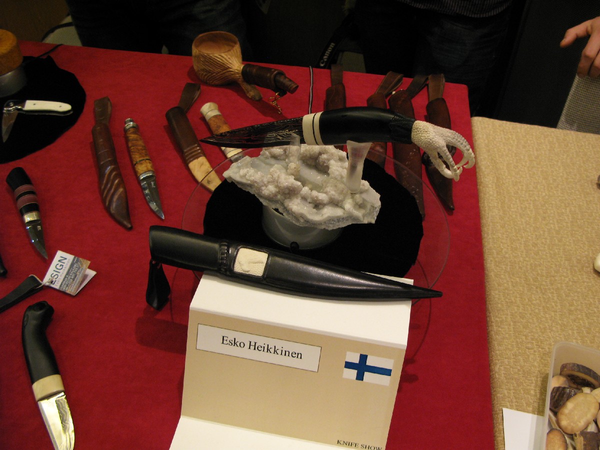 Esko Heikkinen. Helsinki Knife Show 2011.