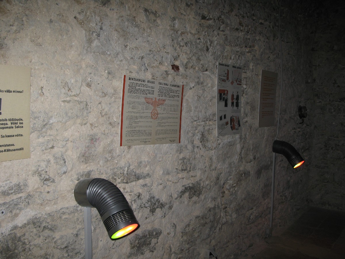 Posters of WWII. Passages of the bastions Kiek in de Kök.