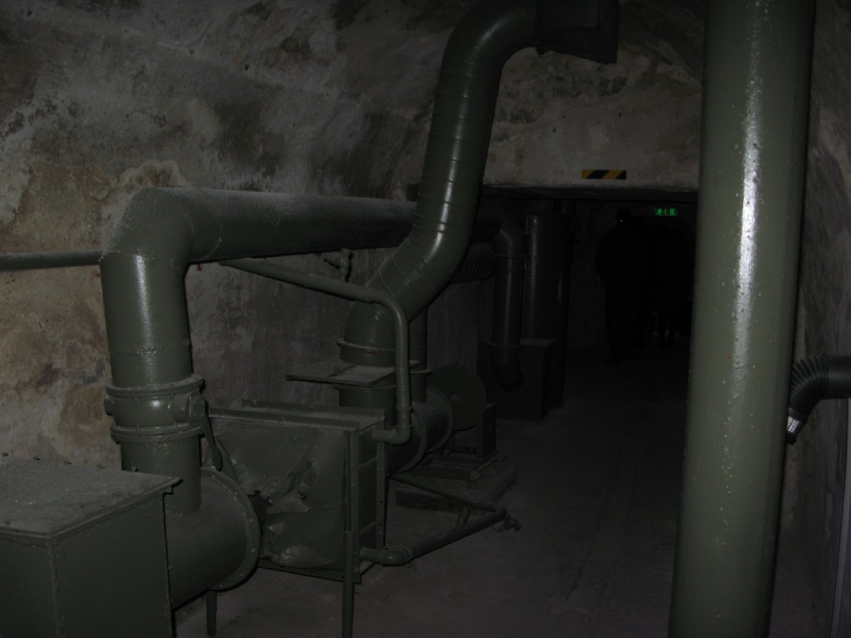 Ventilation. Passages of the bastions Kiek in de Kök.