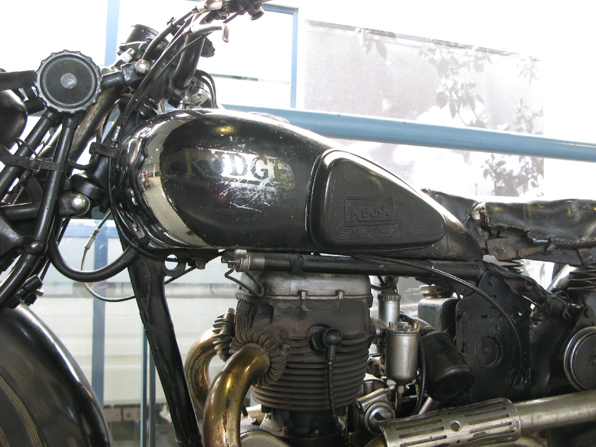 Motorcycle RUDGE. Riga Motor Museum.