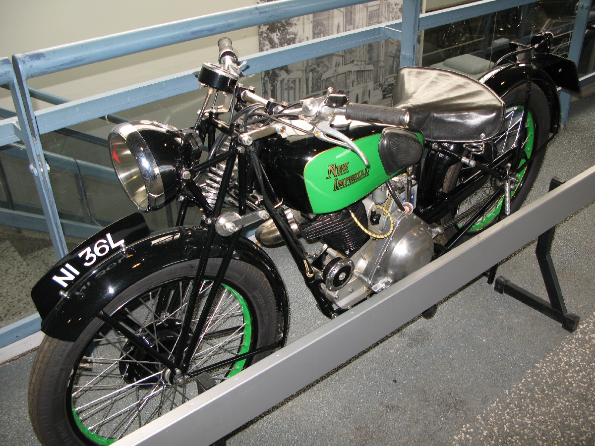 Мотоцикл NEW - IMPERIAL L 36. 1936. Рижский Моторный музей.