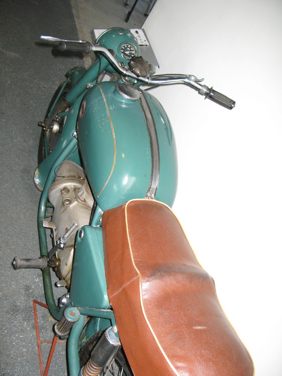 Motorcycle CKB M-31 (ЦКБ М-31). 1955. Riga Motor Museum.