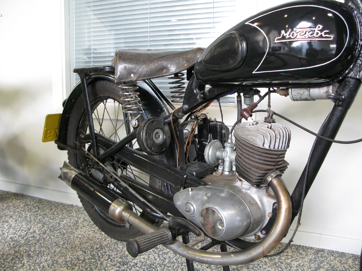 Motorcycle Moskva (Москва). Riga Motor Museum.