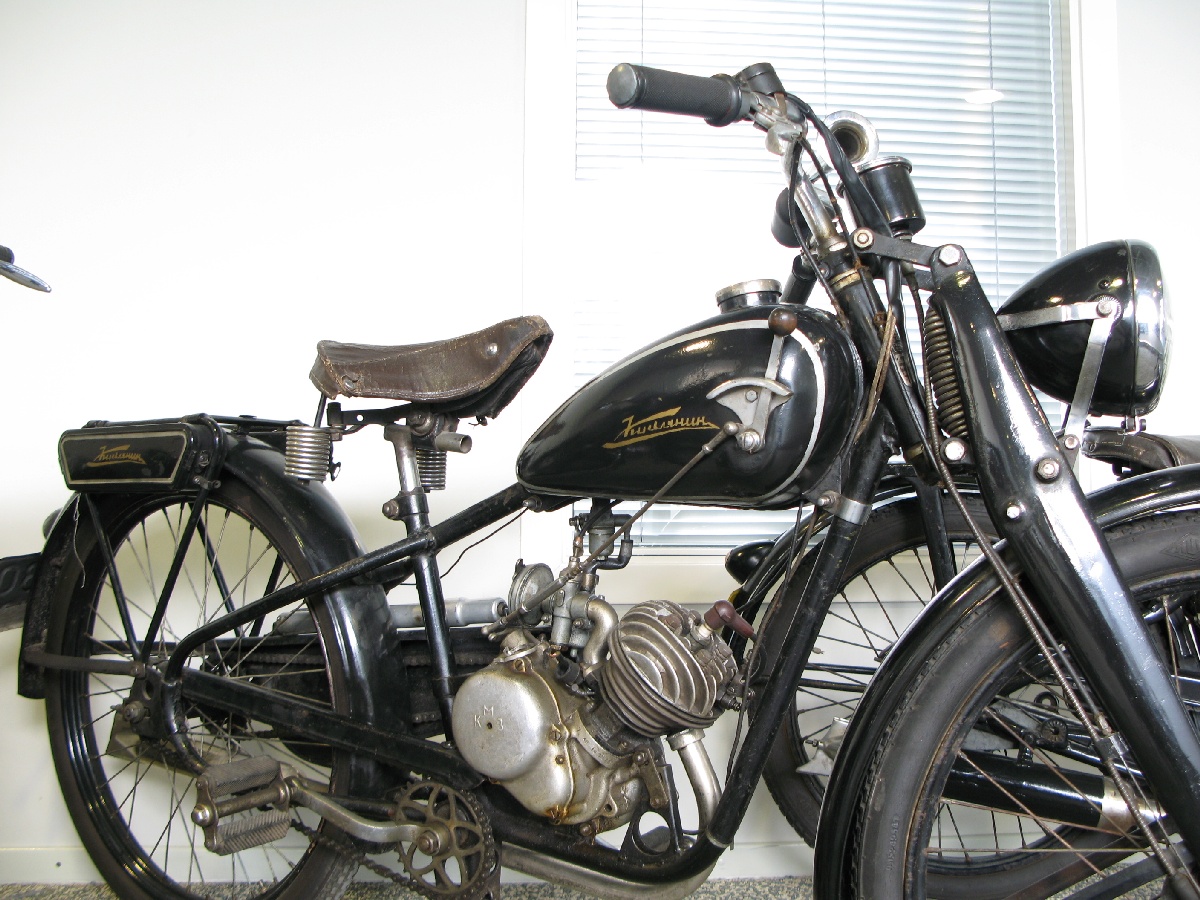 Motorcycle Kievljanin (Киевлянин). Riga Motor Museum.