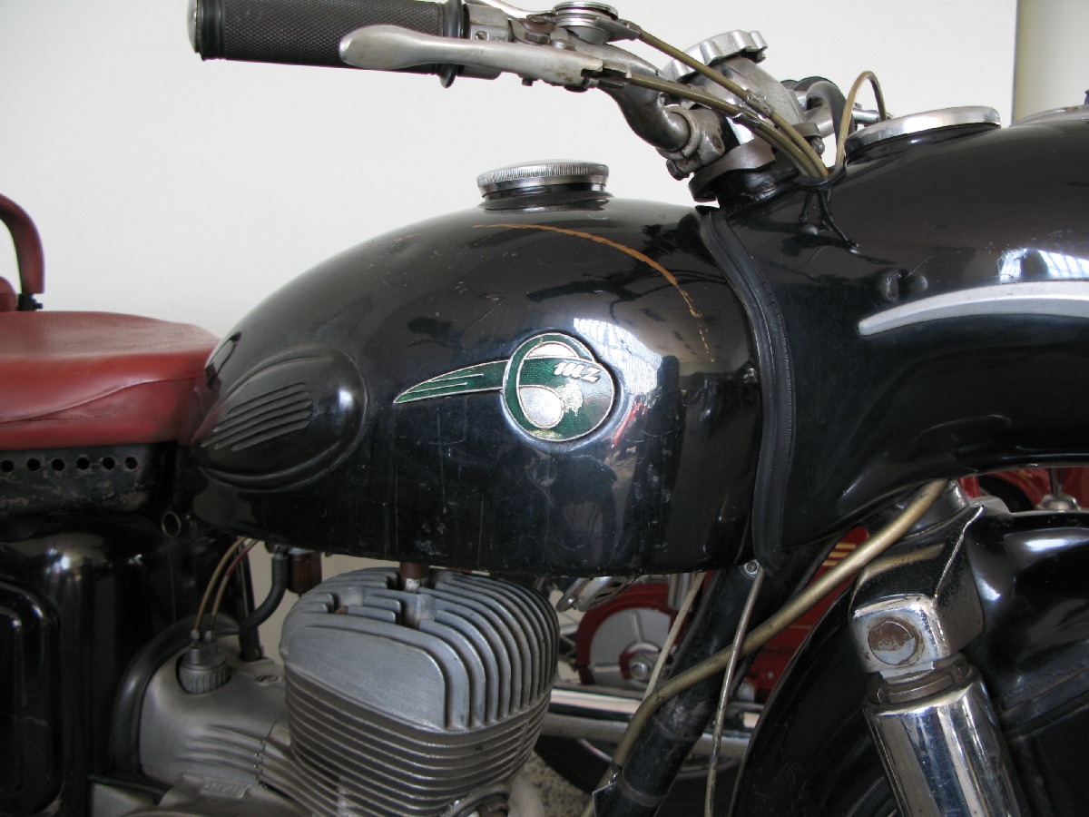 Motorcycle MZ. Riga Motor Museum.