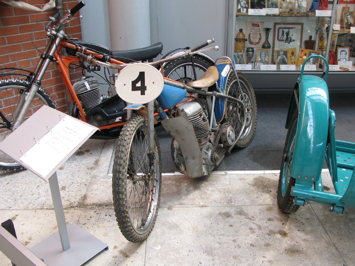 Motorcycle JAWA 500 DT mod. 890. 1976. Riga Motor Museum.