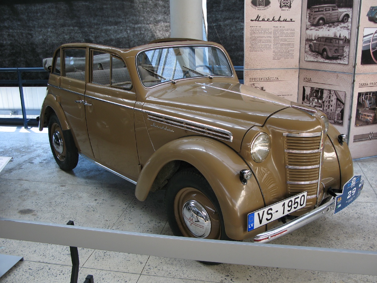 Москвич 400/420А. 1950. Рижский Моторный музей.