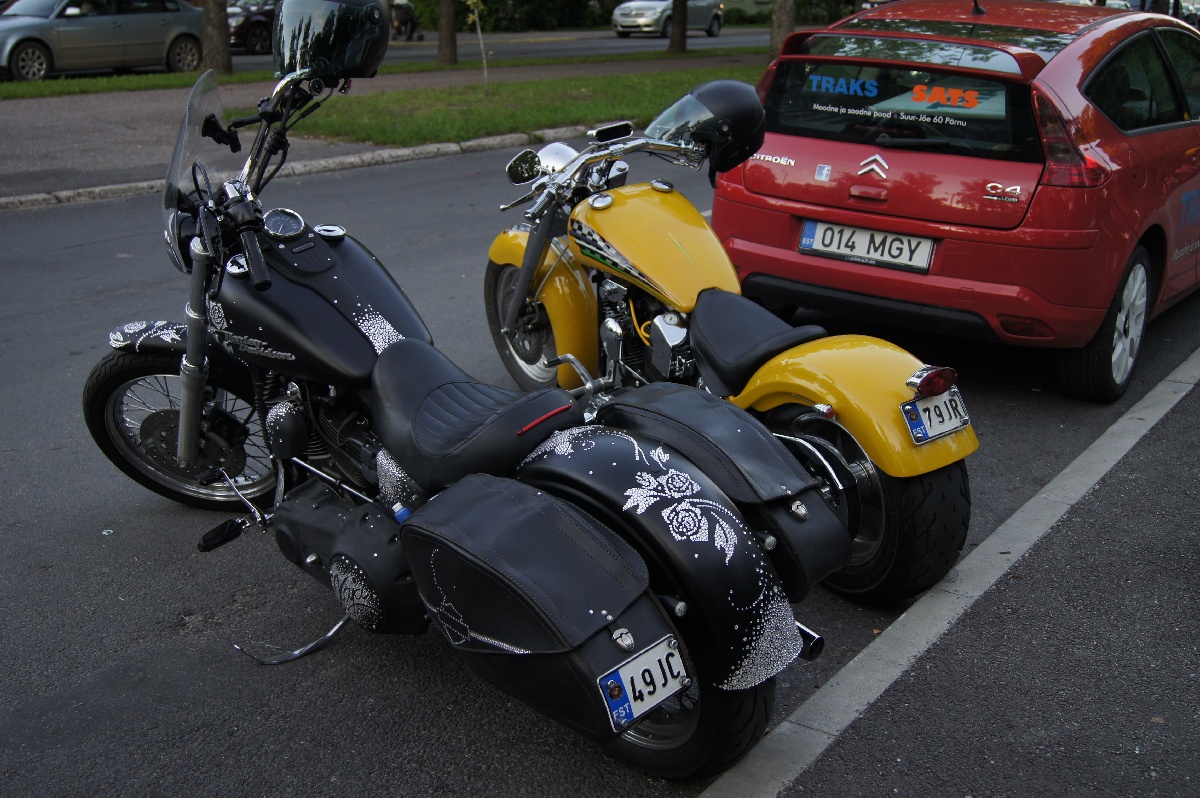 Harley Davidson. Pärnu linn.