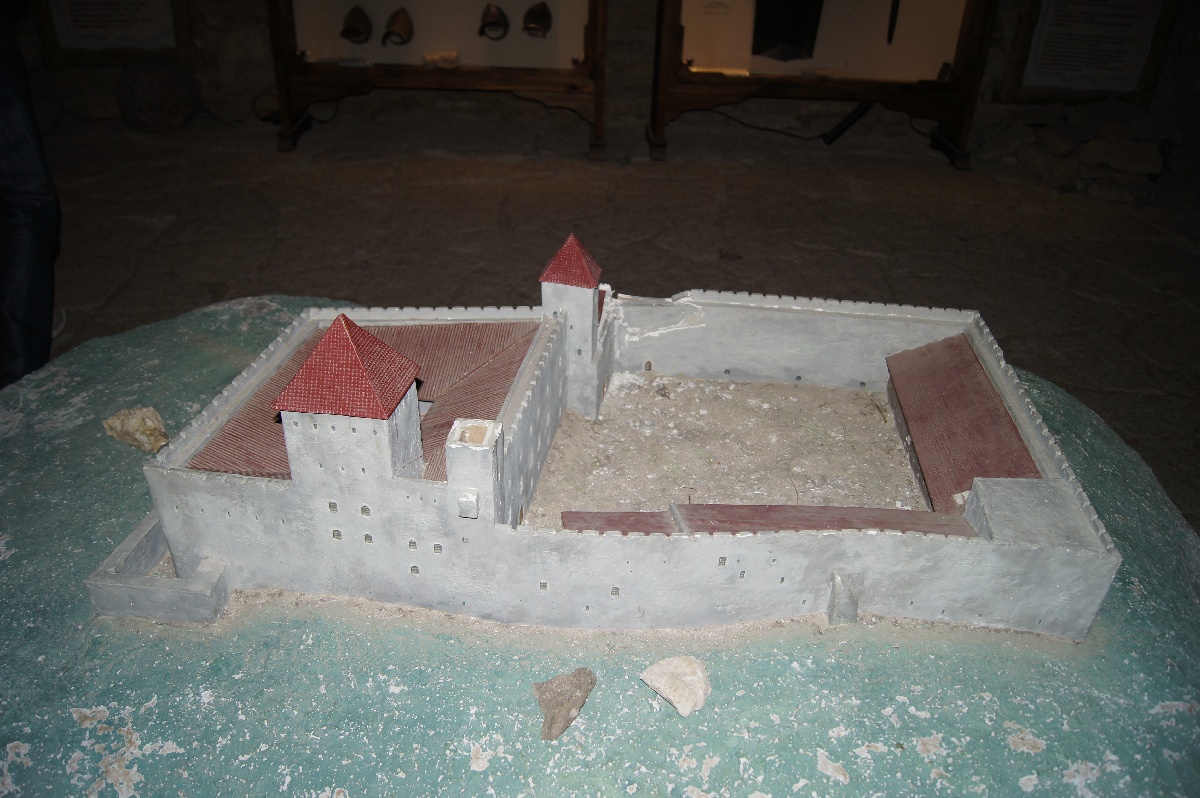Схема замка. Замок (городище) Раквере.