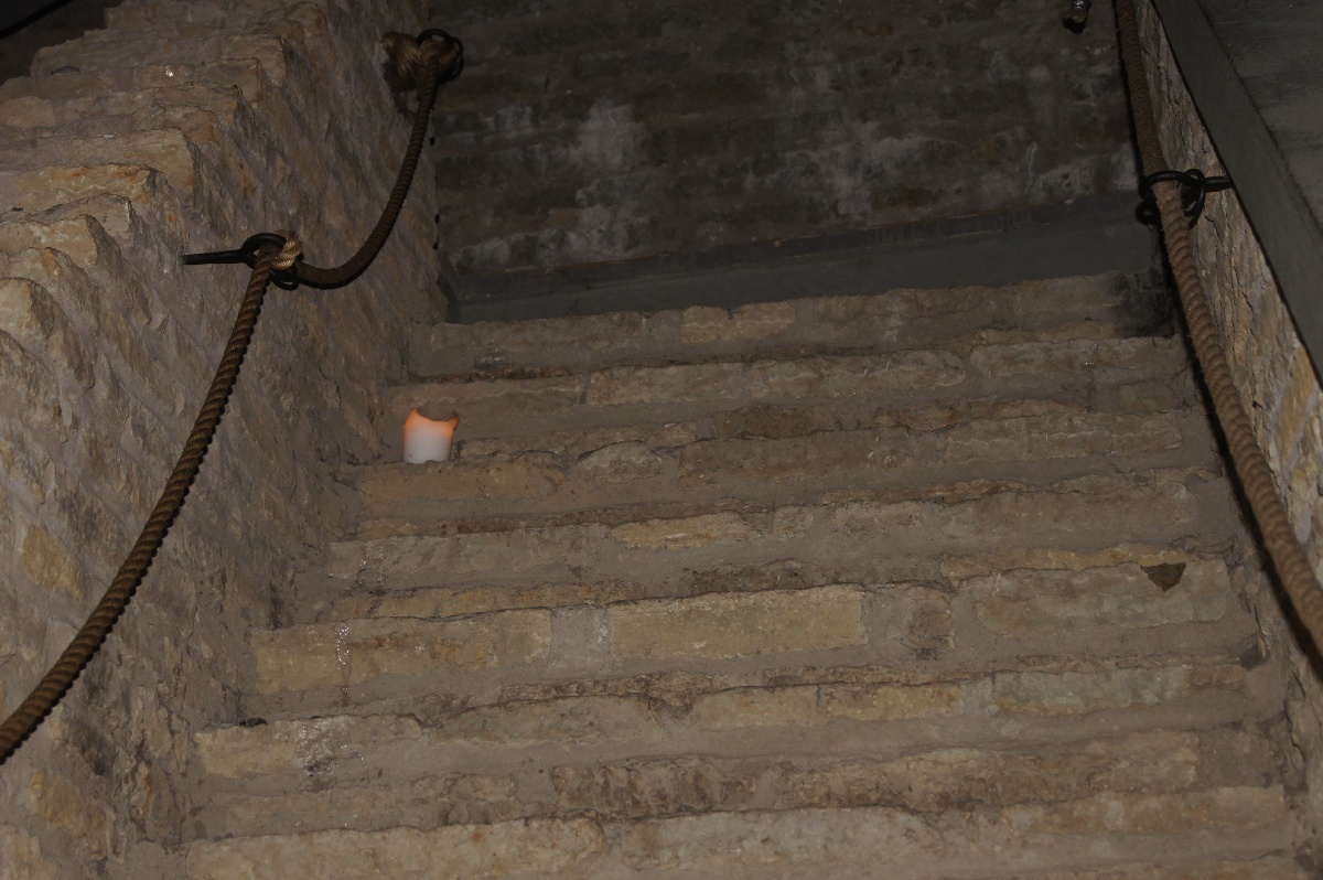 Stairs to the gallery. Rakvere Castle.