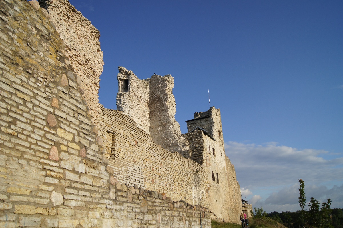View of the castle from below. Rakvere Castle.