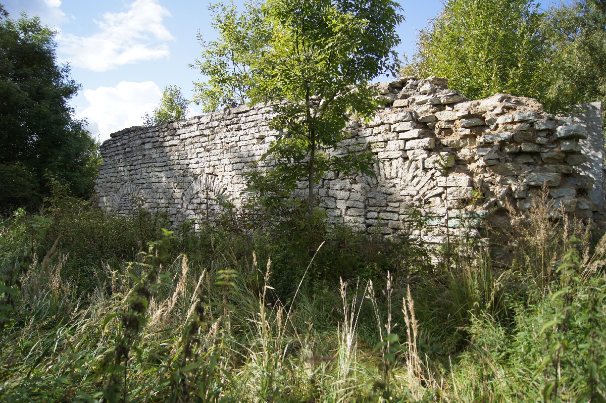 Old walls. Astangu Military Base.