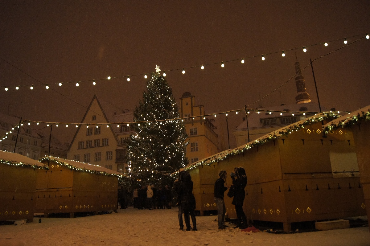  Новый год 2012, Таллинн, старый город.