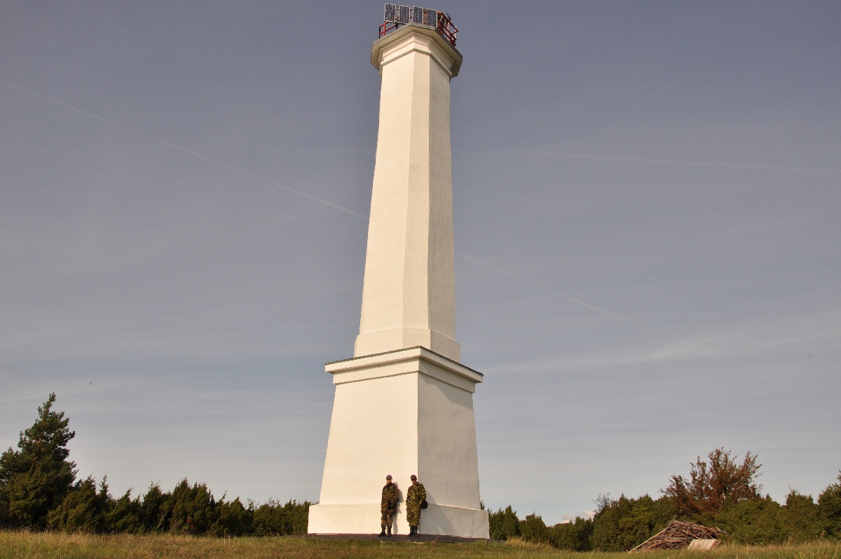 Lighthouse. Matsi rand 2011. Holiday in Estonia, Matsi beach.