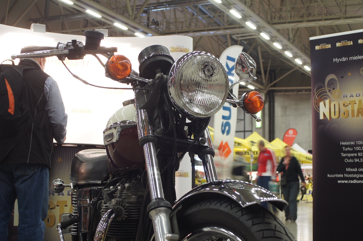 Triumph Bonneville 750. MP 12 Motorcycle Show.