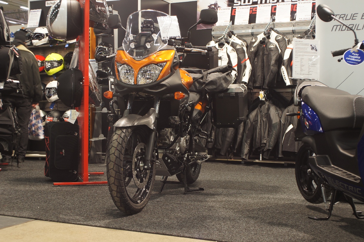 Suzuki DL650 V-Strom. MP 12 Motorcycle Show.