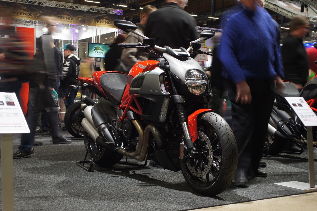 Ducati Diavel ABS. MP 12 Motorcycle Show.