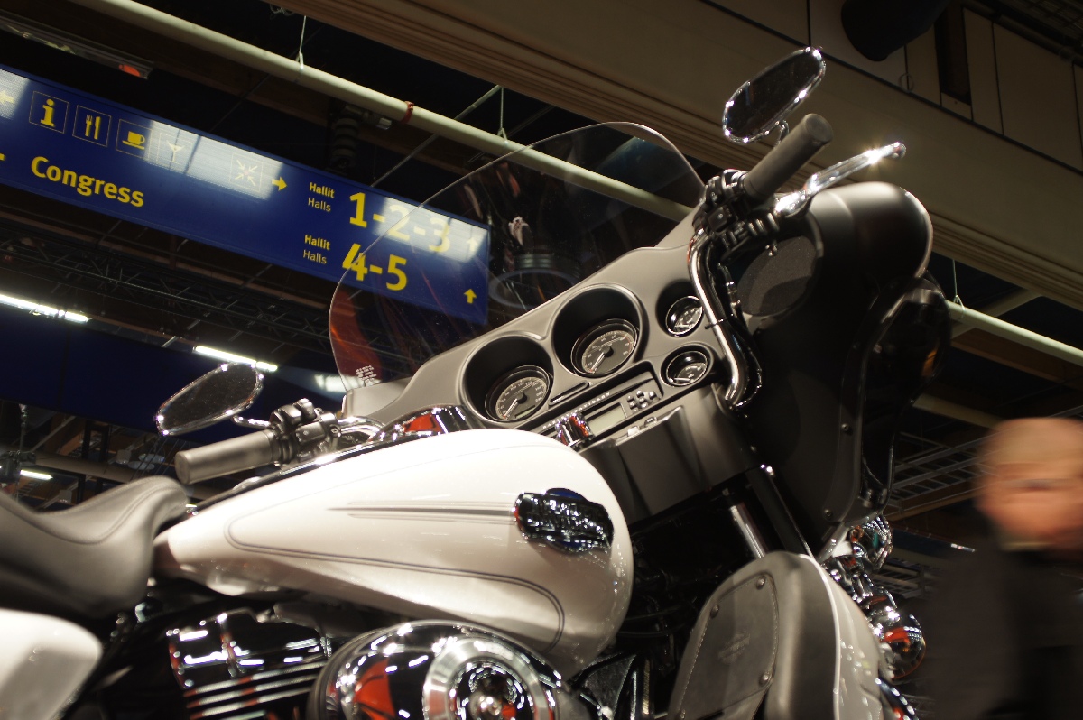 Harley Davidson. MP 12 Motorcycle Show.