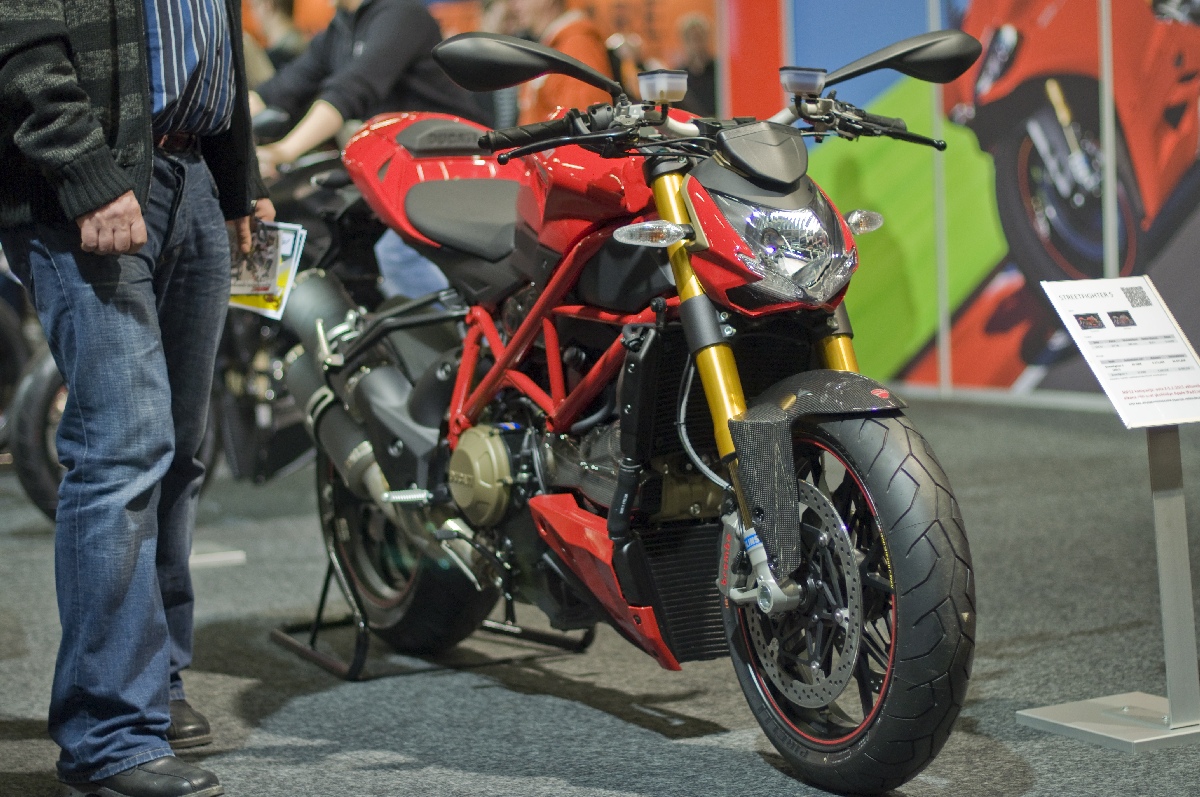 Ducati Streetfighter S. MP 12 Motorcycle Show.