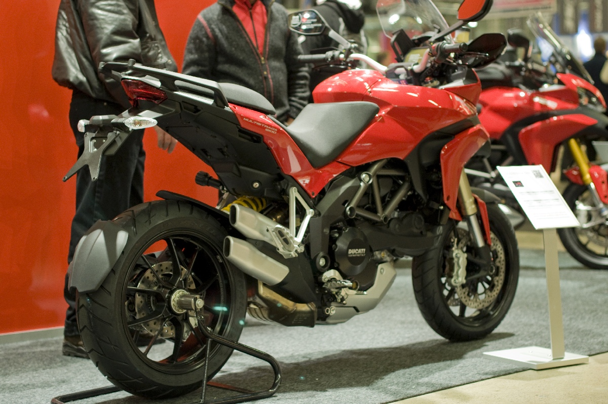 Ducati Multistrada 1200 ABS. MP 12 Motorcycle Show.