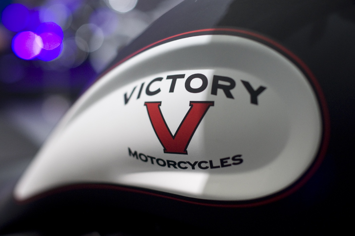 Victory. MP 12 Motorcycle Show.