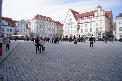 Walking in Tallinn