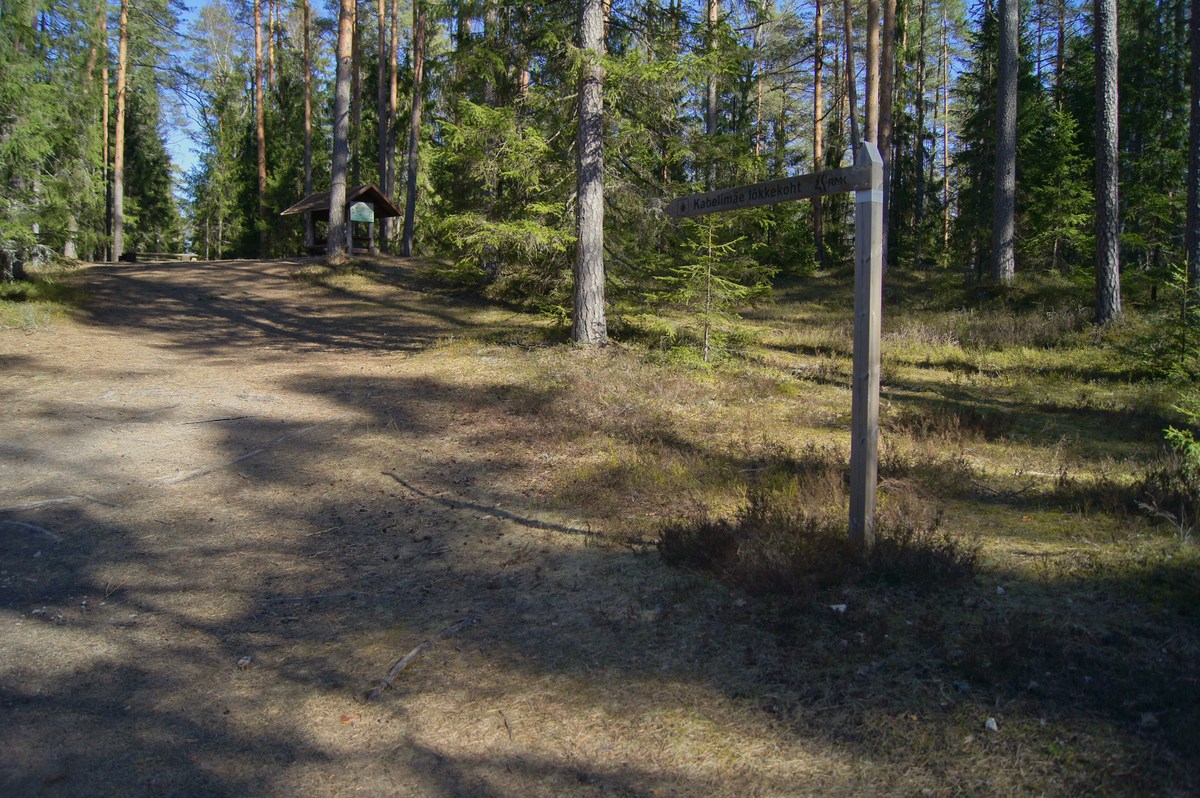  Место для костра Kabelimäe.