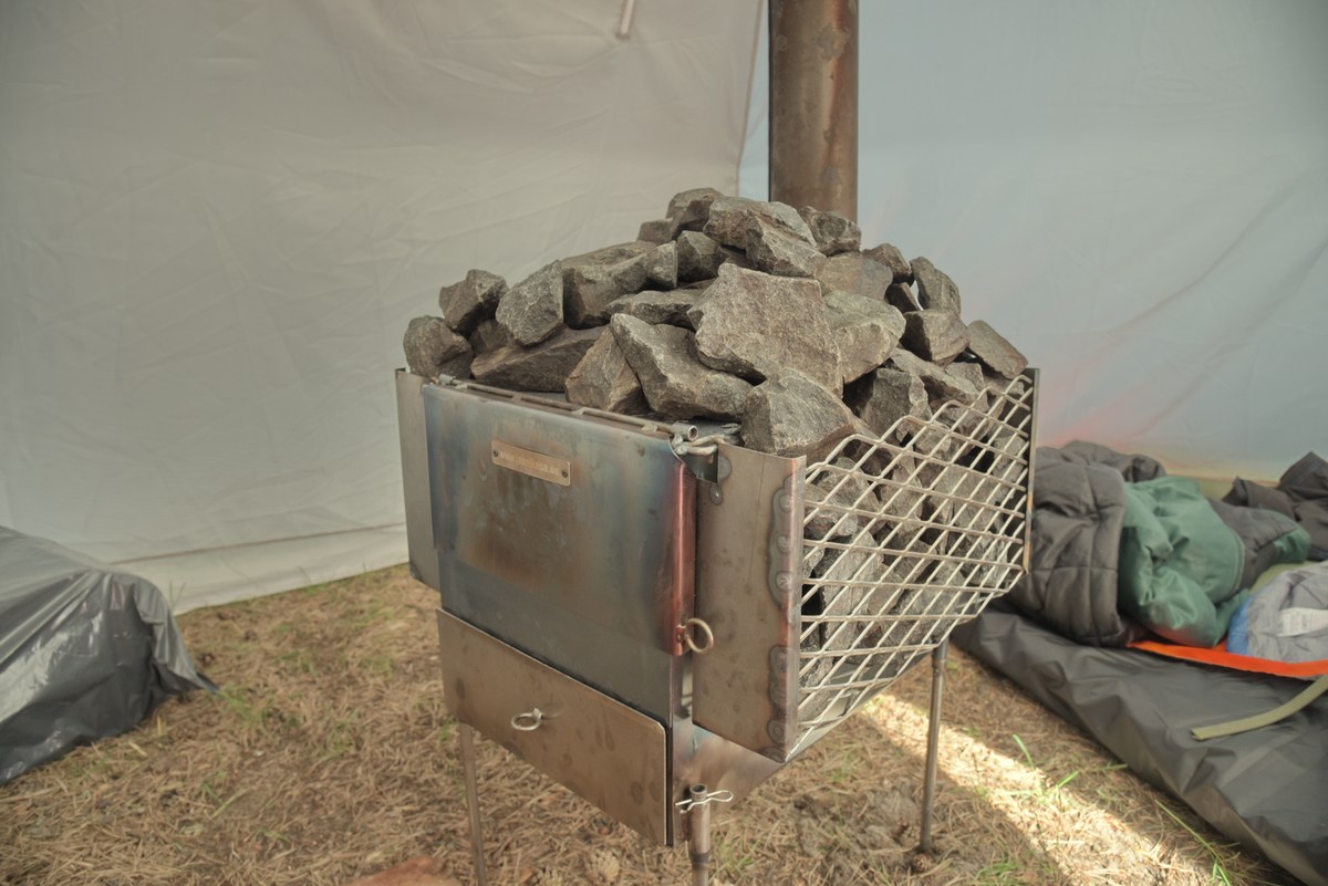 Печка для палатки финской фирмы Savotta. Пикник под Палдиски 2017.