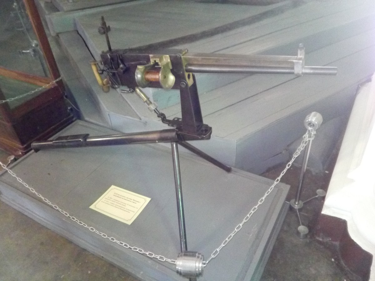 11.43-мм пулемёт системы Максима. Музей артиллерии и связи. XIX век.