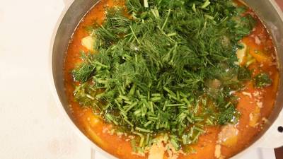 Делаем мясо с вином в казане без костра. 