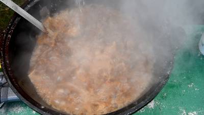 Делаем плов без костра. 