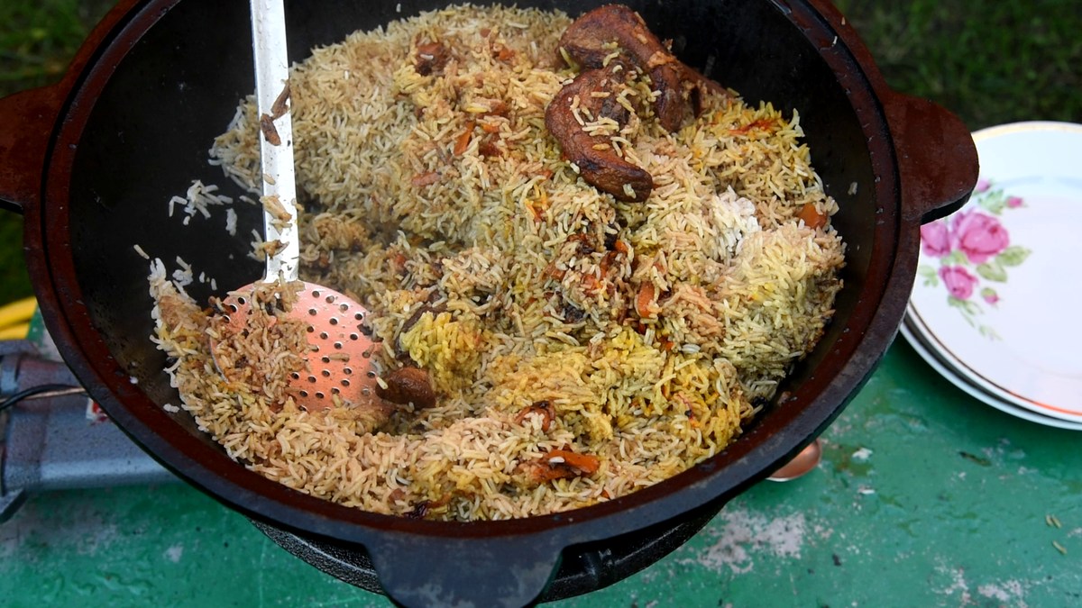 плов. Делаем плов без костра. 