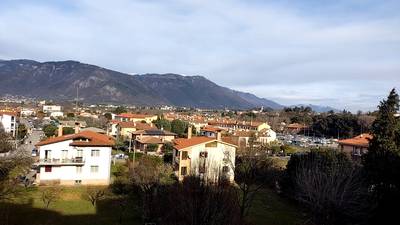 Горнолыжный курорт в Италии Доломит. Забрались на гору. Посетили аутлет. 